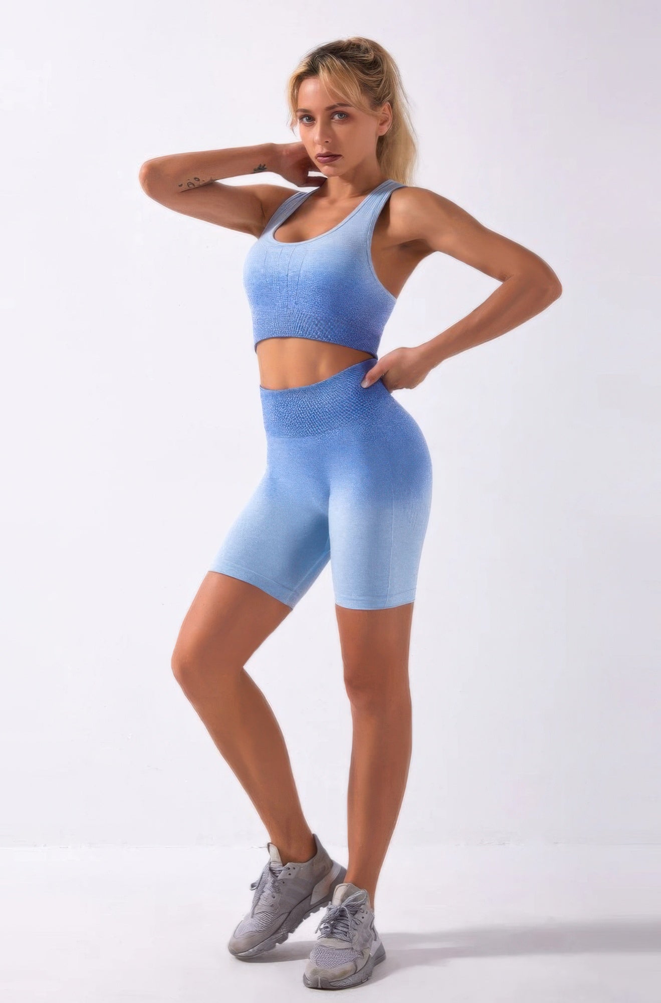 Ombre Seamless Two Piece Set-Product Type | Naughty Smile Fashion