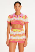 Zig Zag Crochet Two Piece Set-Product Type | Naughty Smile Fashion