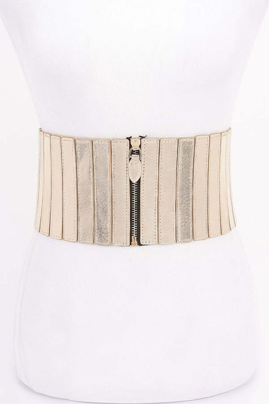 New Arrival – Multi Pu Zip Front Elastic Belt – New Arrival Now Live