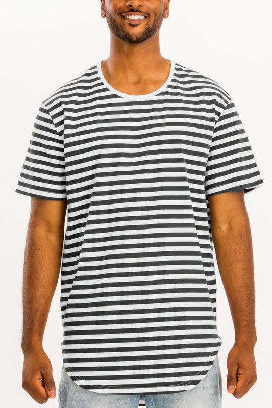 New Arrival – Striped Elongated Tshirt – New Arrival Now Live