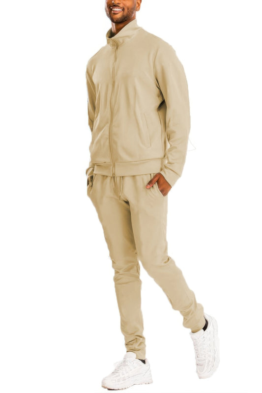 New Arrival – Full Zip Up Solid Track Jacket Set – New Arrival Now Live