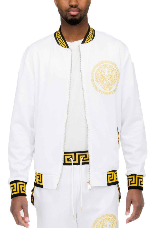New Arrival – Mens Black And Gold Detail Track Suit – New Arrival Now Live